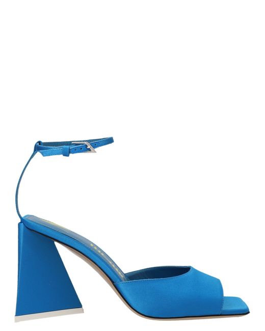 The Attico Blue 'piper' Sandals