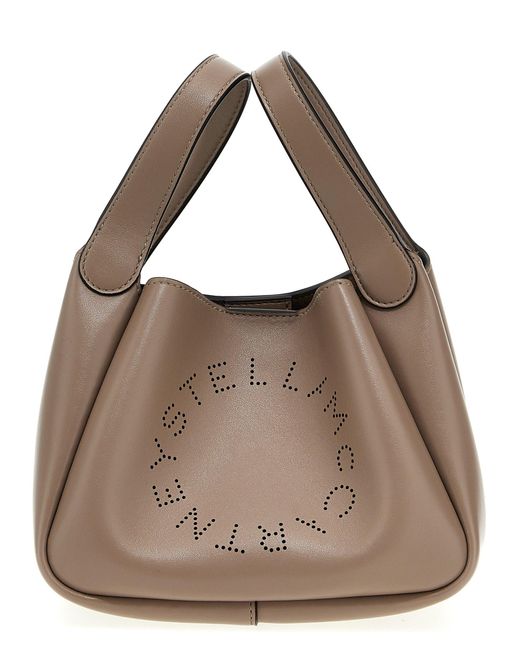 Stella McCartney Brown Logo Hand Bags