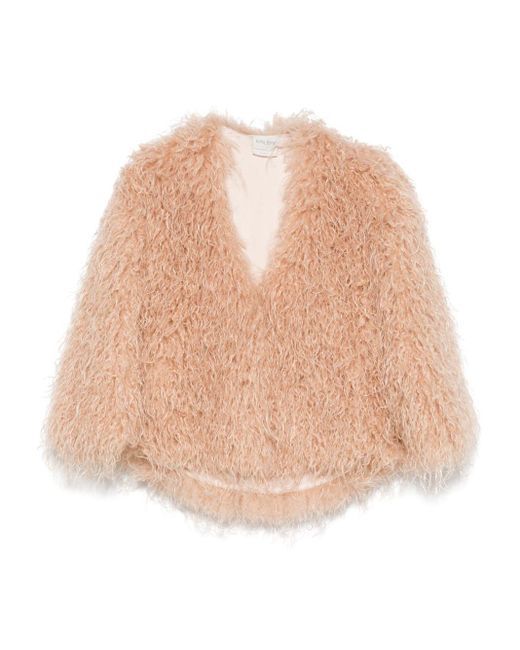 Forte Forte Natural Faux Fur Jacket
