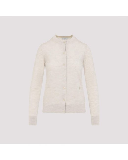 Burberry White Sweater