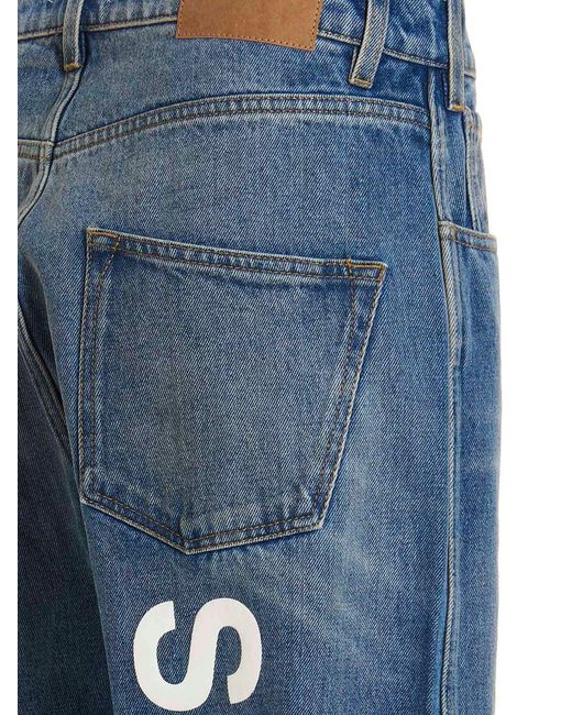 1989 Blue 'graphic' Jeans for men