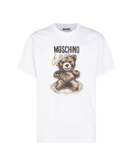 Moschino White T-Shirts And Polos for men