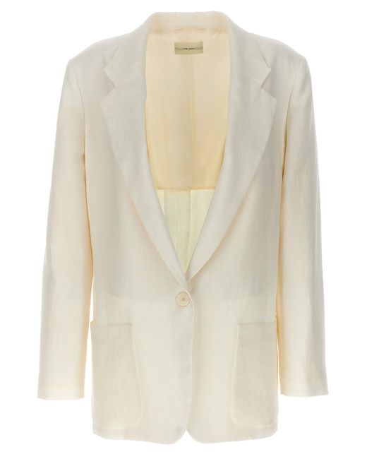 Enza Blazer And Suits Bianco di The Row in White