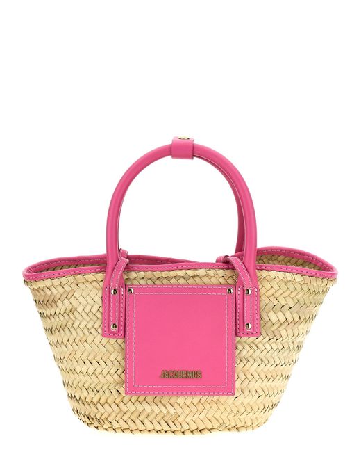 Jacquemus Pink Le Petit Panier Soli Tote Bag