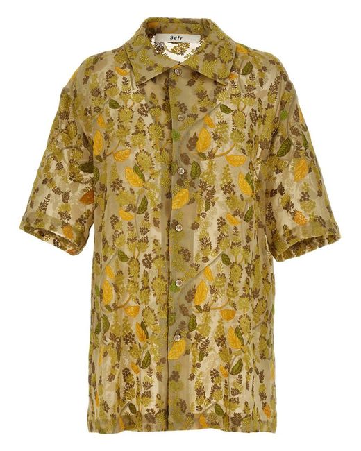 Séfr Yellow Noam Shirt, Blouse for men