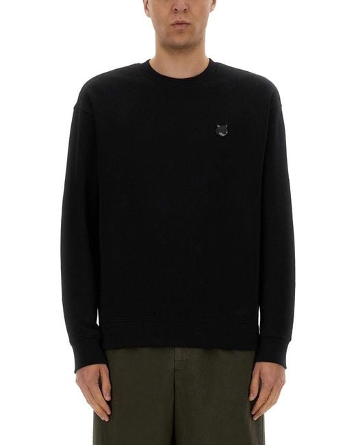 Maison Kitsuné Black Fox Head" Sweatshirt for men