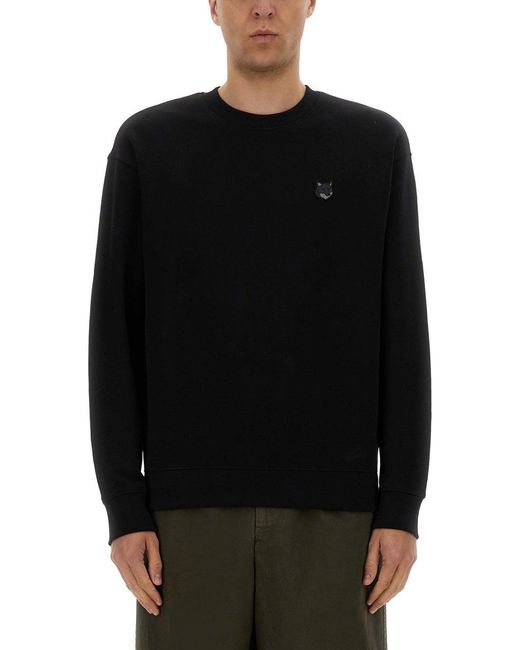 Maison Kitsuné Black Fox Head" Sweatshirt for men