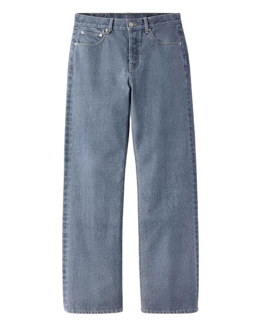 Le De-Nimes Droit A Gamba Dritta-Uomo di Jacquemus in Blue da Uomo