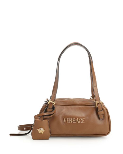 Versace Brown Tag Shoulder Bags