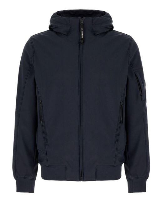 C P Company Blue Cp-Shell Blouson Jacket for men