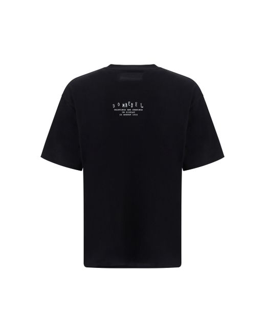 DOMREBEL Black Grumpy T-shirt for men