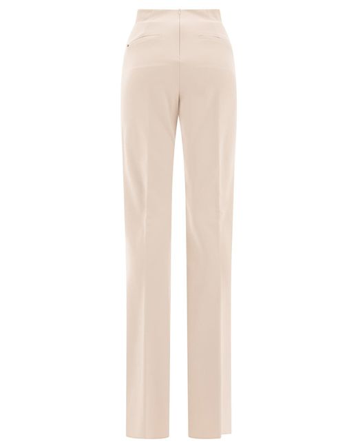 Trousers Bianco-Donna di Max Mara in Natural