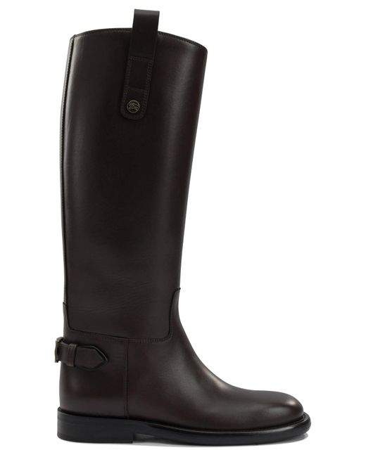 Cavalier Boots Marrone-Donna di Burberry in Black