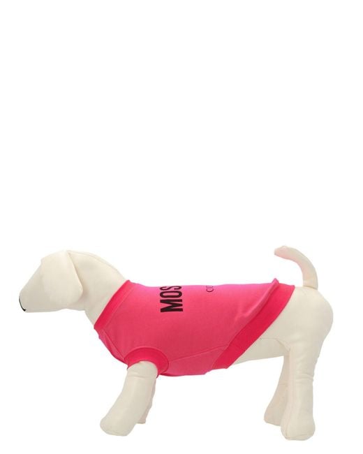 Moschino Pink Pets Capsule Sweatshirt Pets Accesories