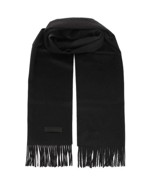 Oasi Cashmere Scarf Scarves And Foulards Nero-Uomo di Zegna in Black da Uomo