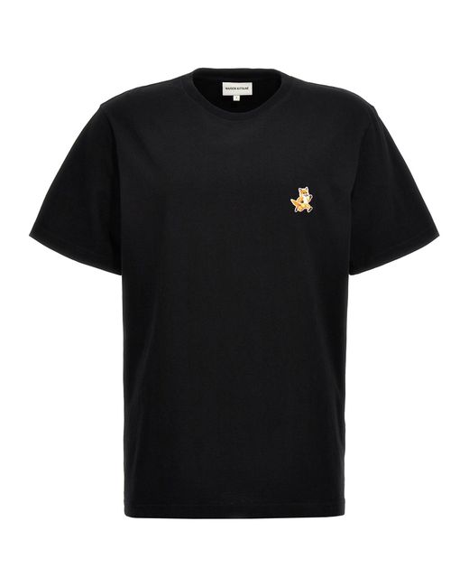 Maison Kitsuné Black 'Speedy Fox' T-Shirt for men