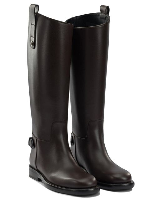 Cavalier Boots Marrone-Donna di Burberry in Black