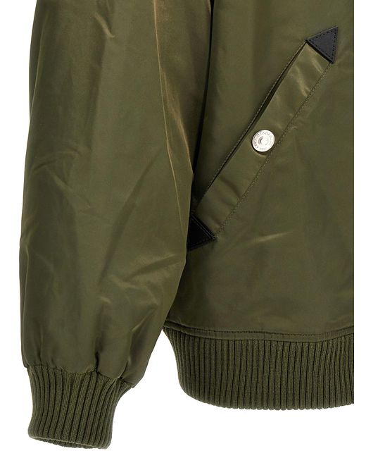 DSquared² Green Classic Bomber Jacket Casual Jackets, Parka