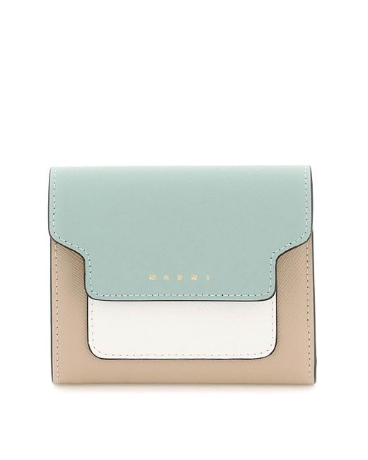 Marni Pink Bi-fold Wallet With Flap