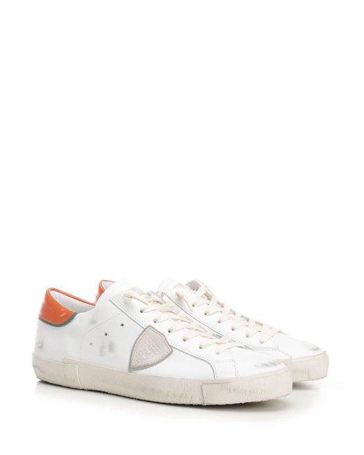 Philippe Model White Prsx Sneakers for men