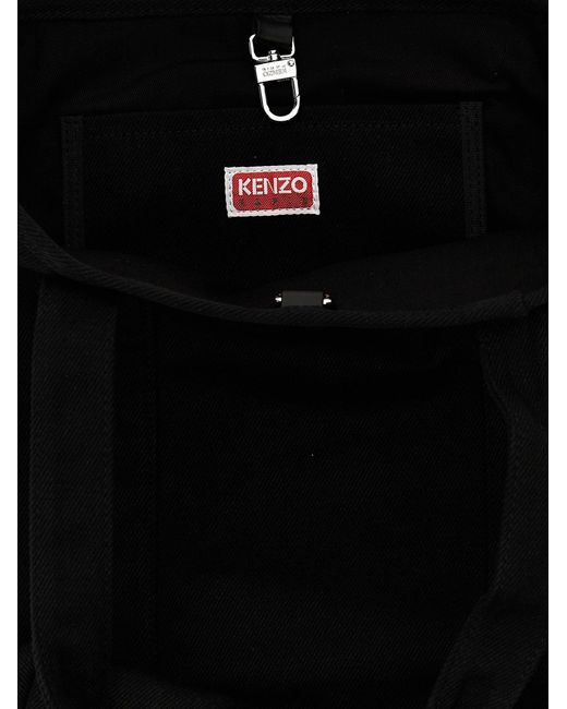 KENZO Black Utility By Verdy Tote Bag for men