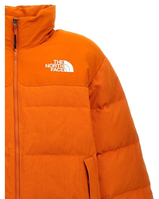 The North Face Orange Nuptse Ripstop 1992 Casual Jackets, Parka for men