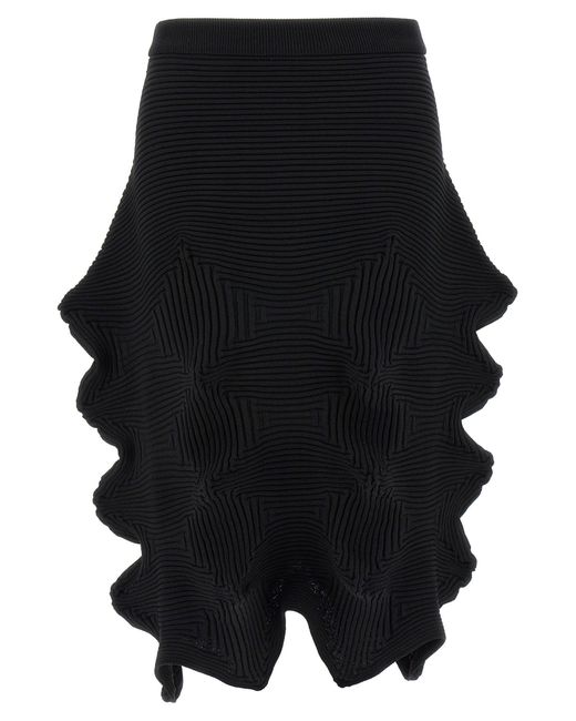 Linkage Gonne Nero-Donna di Issey Miyake in Black
