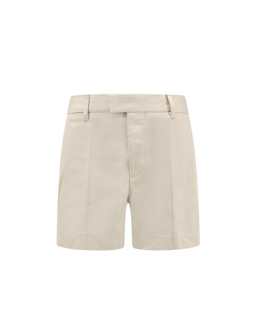 Closed Natural Stretch Cotton Shorts