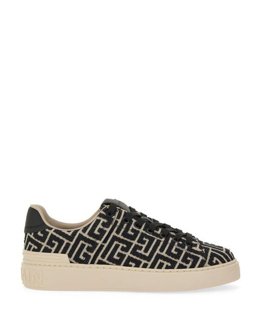 "B-Court" Sneaker-Donna di Balmain in Black