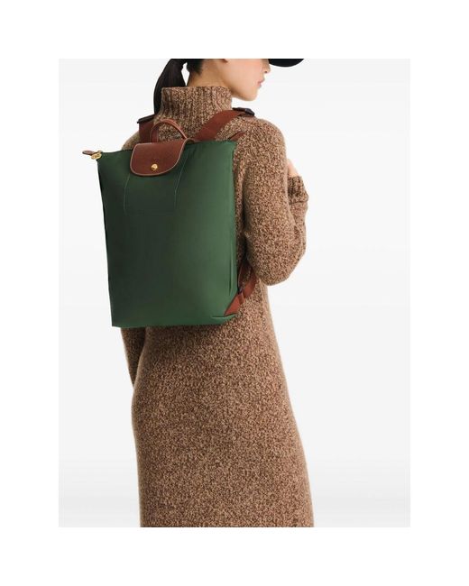 Longchamp Green Backpacks