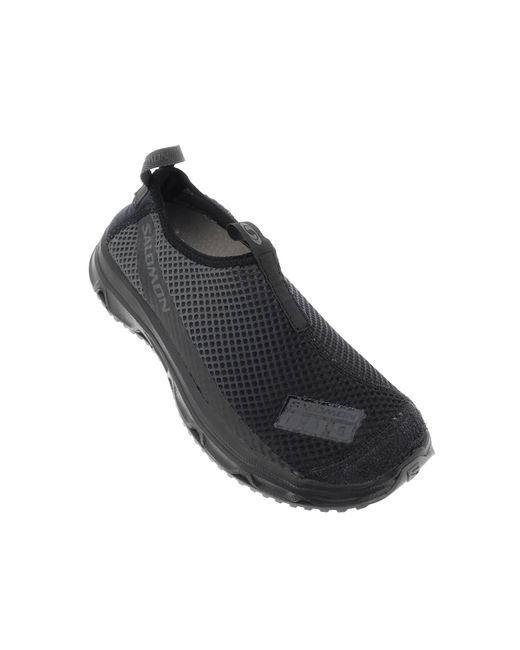 Salomon Black Sneakers Slip On Rx Moc 3.0 Suede