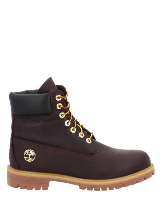 Timberland Brown Waterproof Lace-up Boot for men