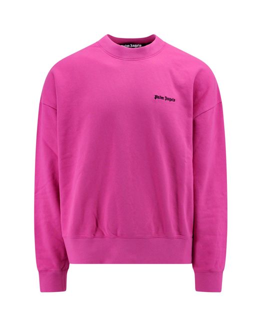 Palm Angels Pink Sweatshirt for men
