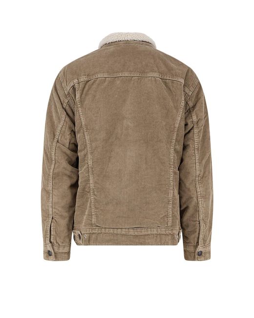 Levi's Brown Corduroy Jacket With Repreve Lining for men