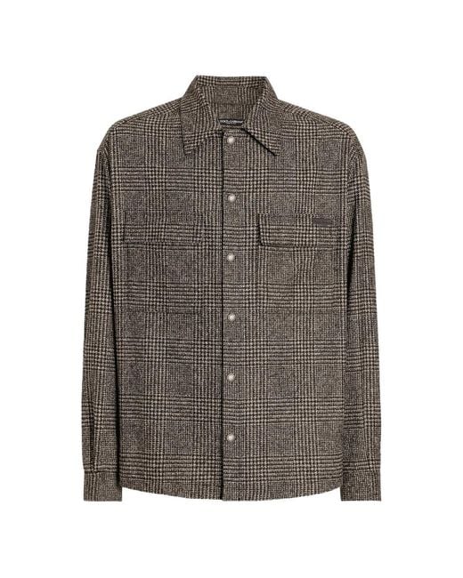 Dolce & Gabbana Gray Casual Shirts for men