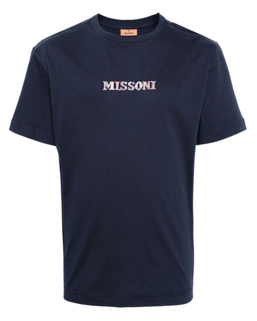 T-Shirt di Missoni in Blue da Uomo