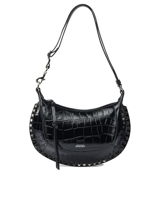 Isabel Marant Black "Oskan Moon" Handbag