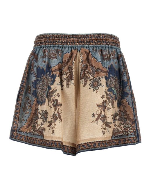 Ascension Bermuda E Short-Donna di Zimmermann in Natural