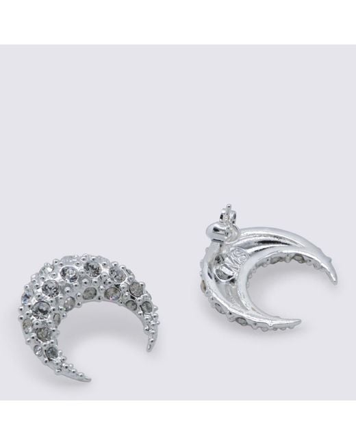 MARINE SERRE Metallic Earrings