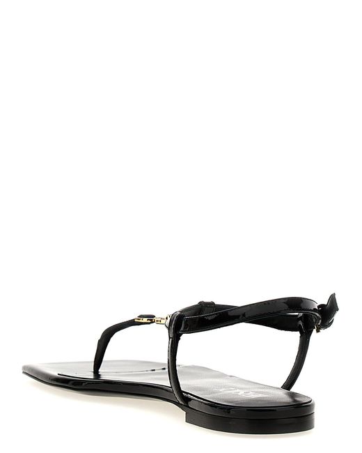 Versace Medusa Sandals in Black Lyst