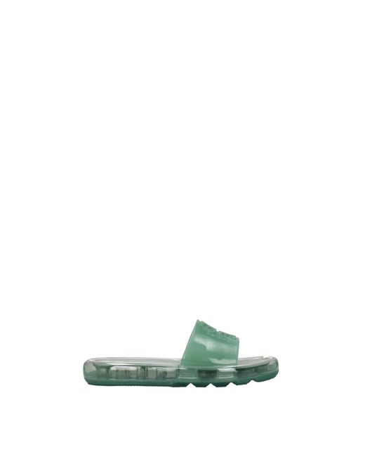 Tory Burch Green Slippers And Clogs Rubber