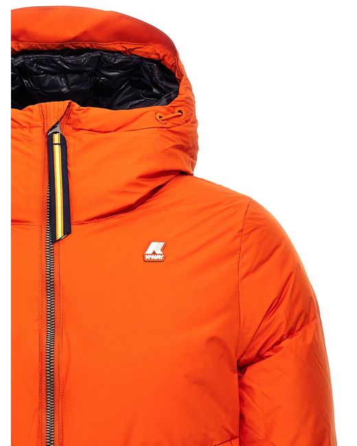K-Way Hugol Thermo Casual Jackets, Parka in Orange for Men | Lyst UK