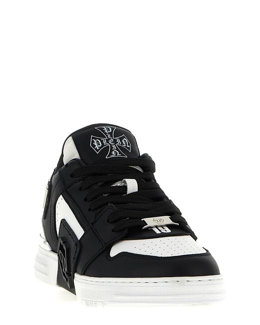 Philipp Plein Black Phantom Kicks Sneakers for men