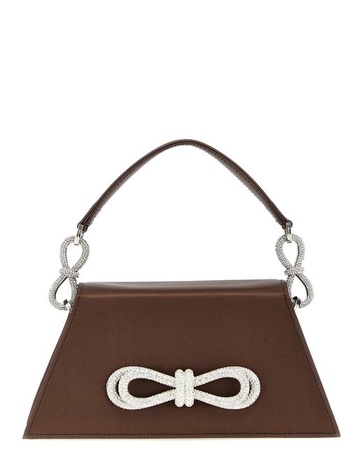 Double Bow Borse A Mano Marrone di Mach & Mach in Brown