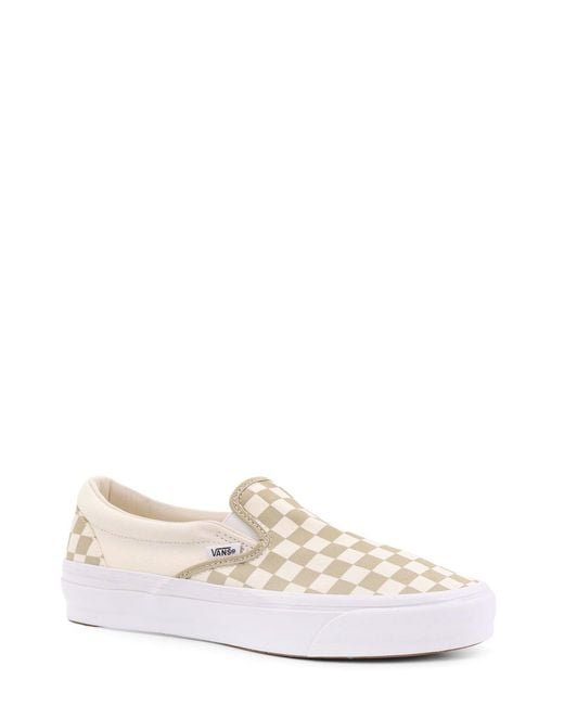 Slip-On 98 Canvas Sneakers-Uomo di Vans in White da Uomo