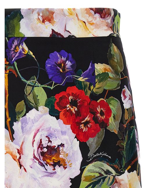 Dolce & Gabbana Multicolor Roseto Skirts