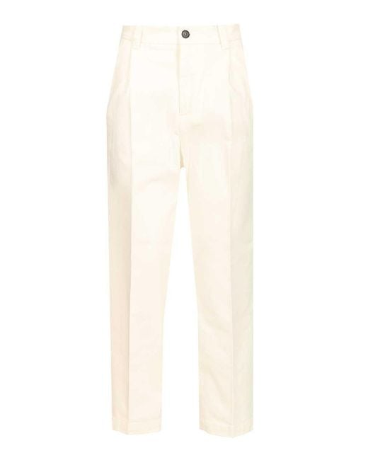 Barena Roxanne Traverso Trousers White