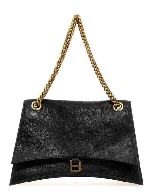 Balenciaga Black Crush Shoulder Bags