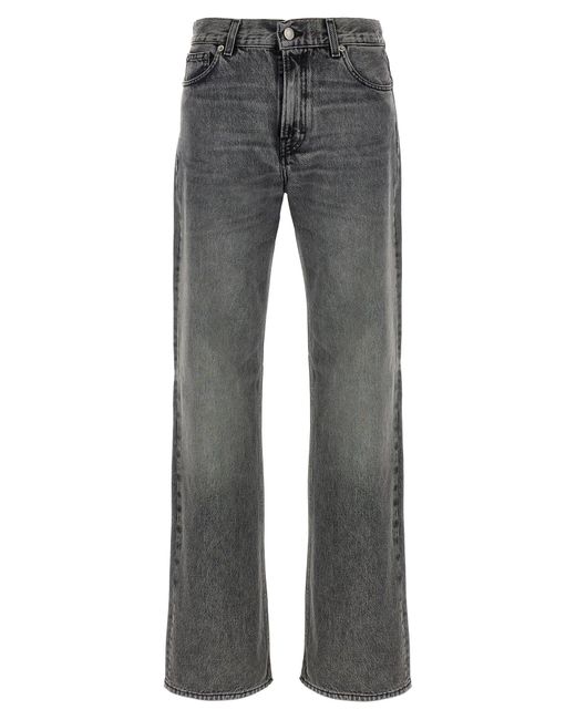 Haikure Gray Korea Flanel Jeans