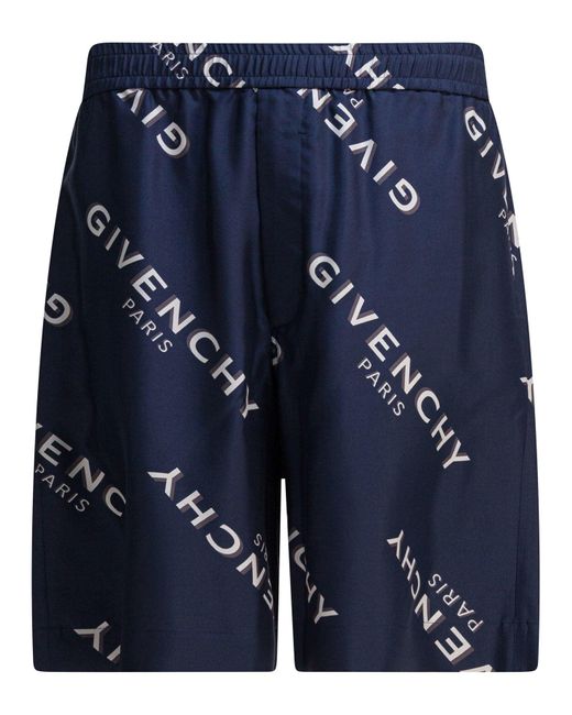Shadow Shorts Blu-Uomo di Givenchy in Blue da Uomo